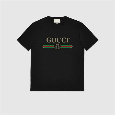 tee shirt logo gucci